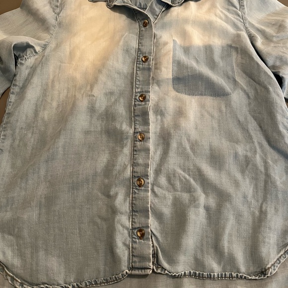 Cloth & Stone Lightweight Tencel “denim” Shirt - Picture 5 of 7